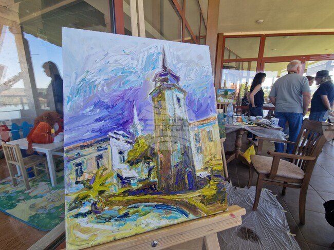 Осем художници участват в пленер по живопис, посветен на Деня на Хасково