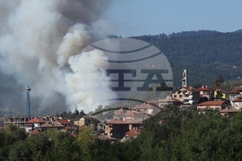 Панагюрище - пожар