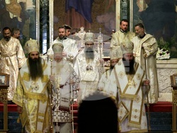 Пренасяне на честните мощи на св. Александър Невски - литургия