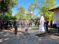 Шумен - паметник на княз Александър I Български - откриване