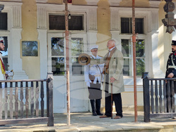 Шумен - паметник на княз Александър I Български - историческа възстановка