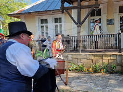 Шумен - паметник на княз Александър I Български - историческа възстановка