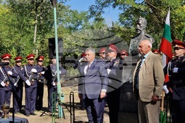 Шумен - паметник на княз Александър I Български - откриване