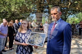 Шумен - паметник на княз Александър I Български - откриване