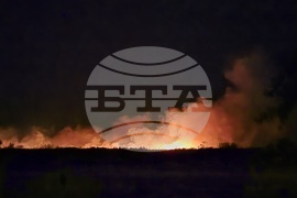 Квартал „Димитър Миленков“ - сухи треви - пожар