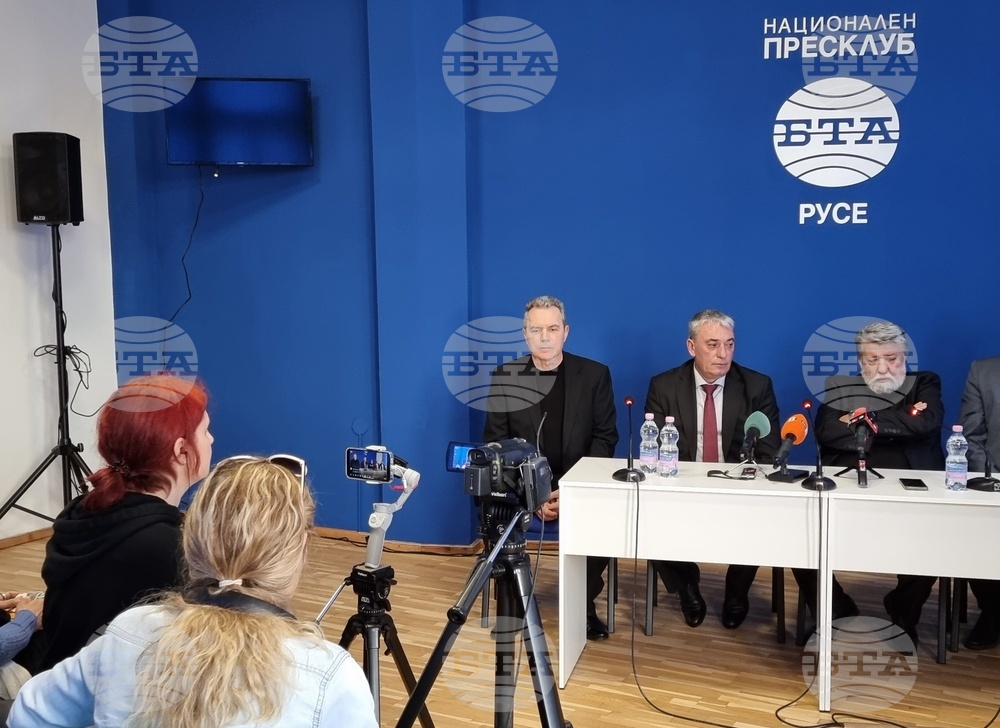 Национален пресклуб на БТА Русе - пресконференция по повод на изграждане на бюст-паметник на Васил Левски в град Две могили