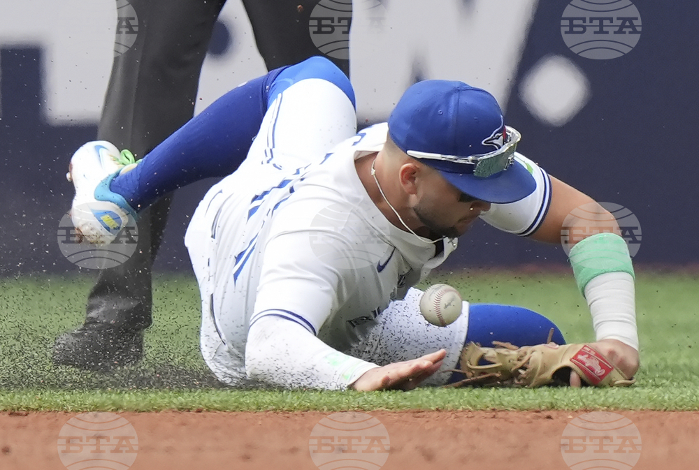 APTOPIX Brewers Blue Jays Baseball