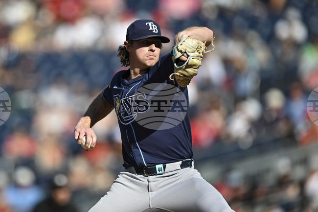 CORRECTION Rays Nationals Baseball