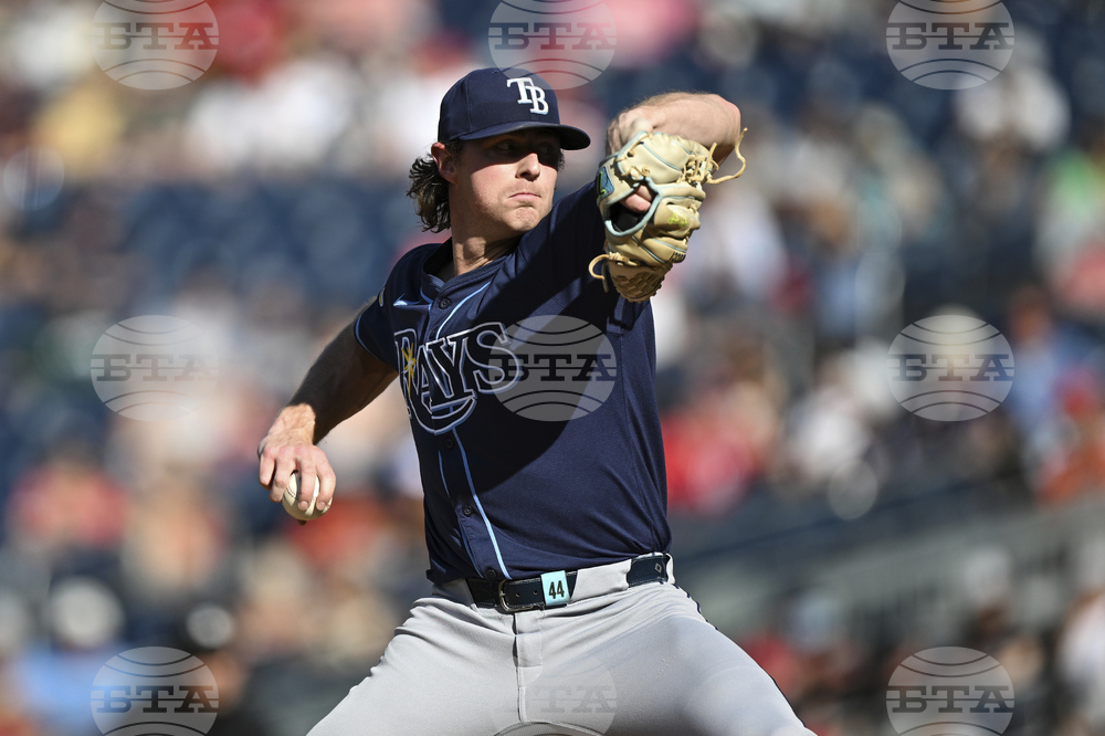 CORRECTION Rays Nationals Baseball
