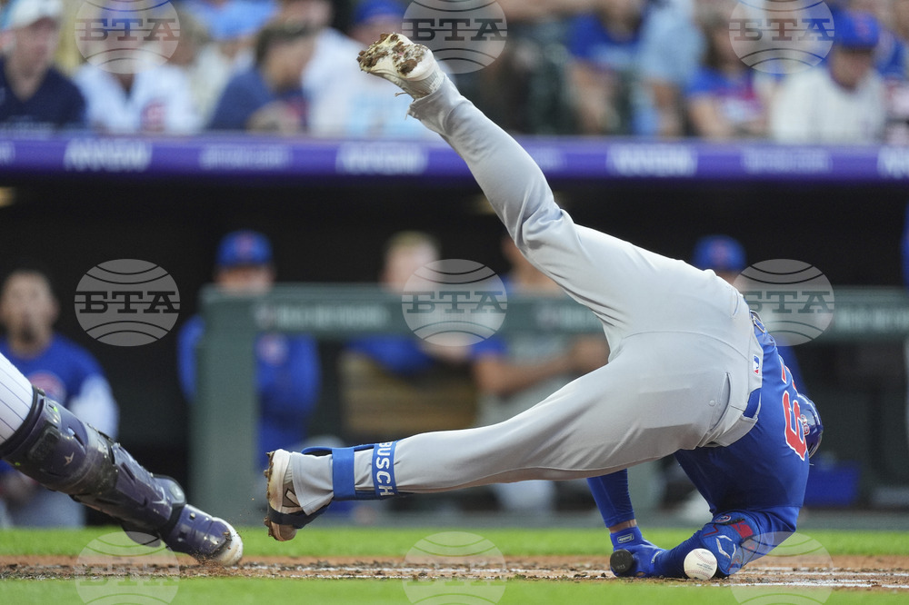 Cubs Rockies Baseball