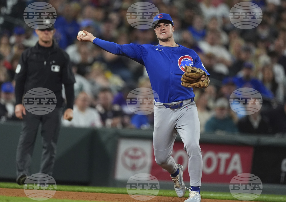 Cubs Rockies Baseball