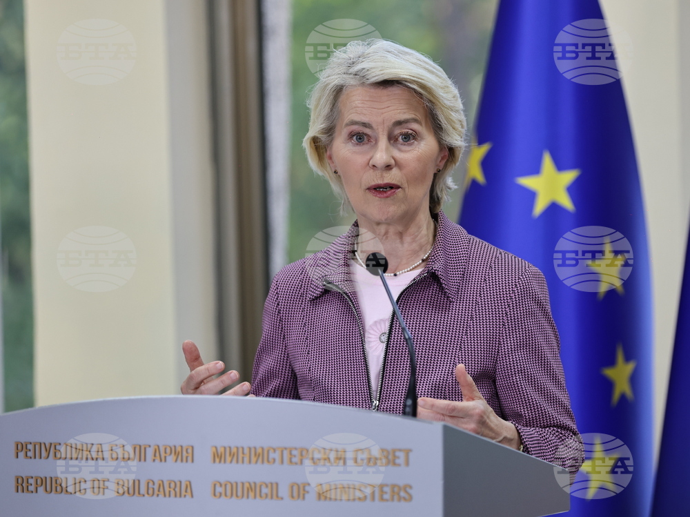 Говорители на ЕК: Комисията е била уведомена от българските власти за инцидента със заглушаването на GPS сигнала на самолета на Фон дер Лайен