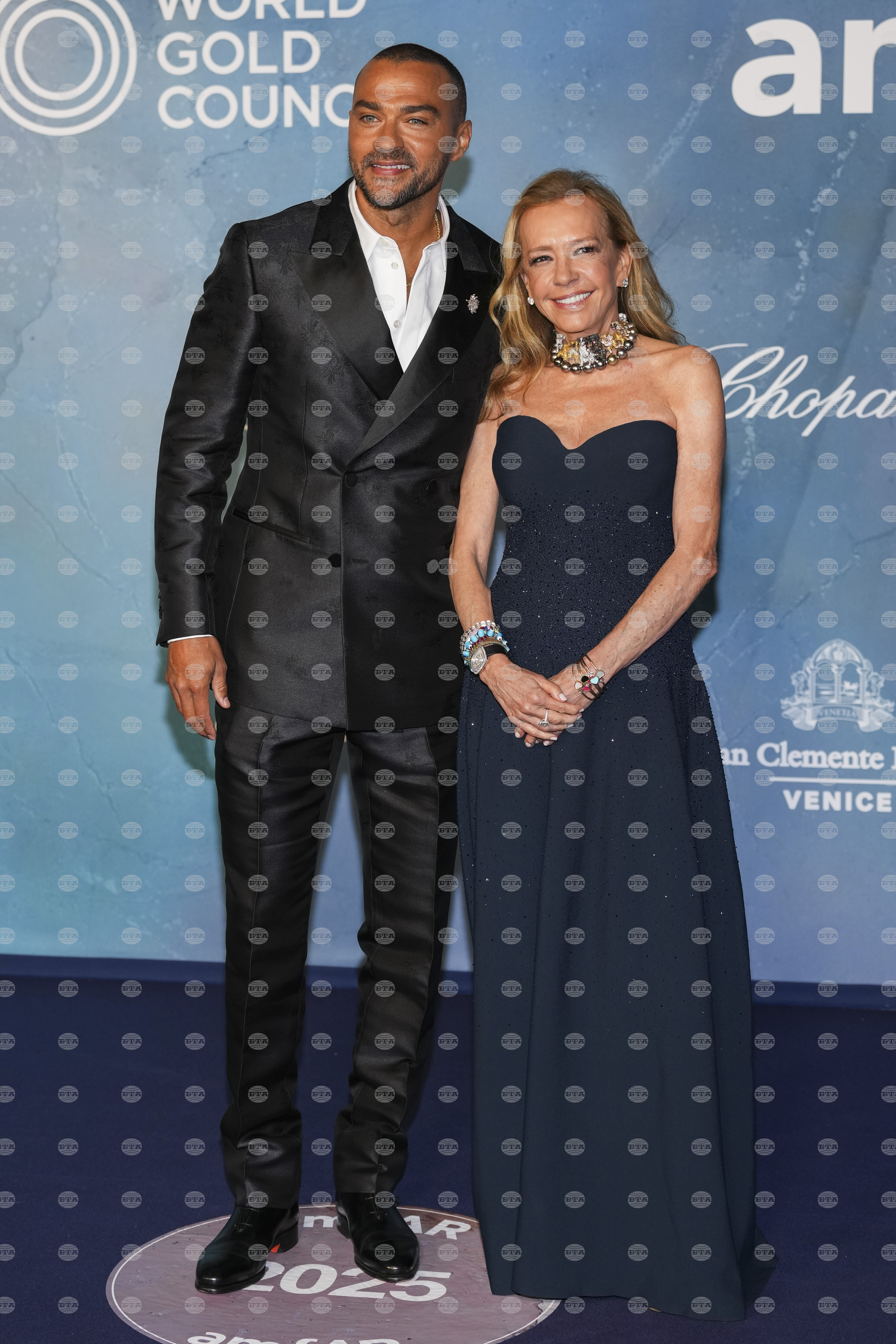 Italy Venice Film Festival amfAR Arrivals