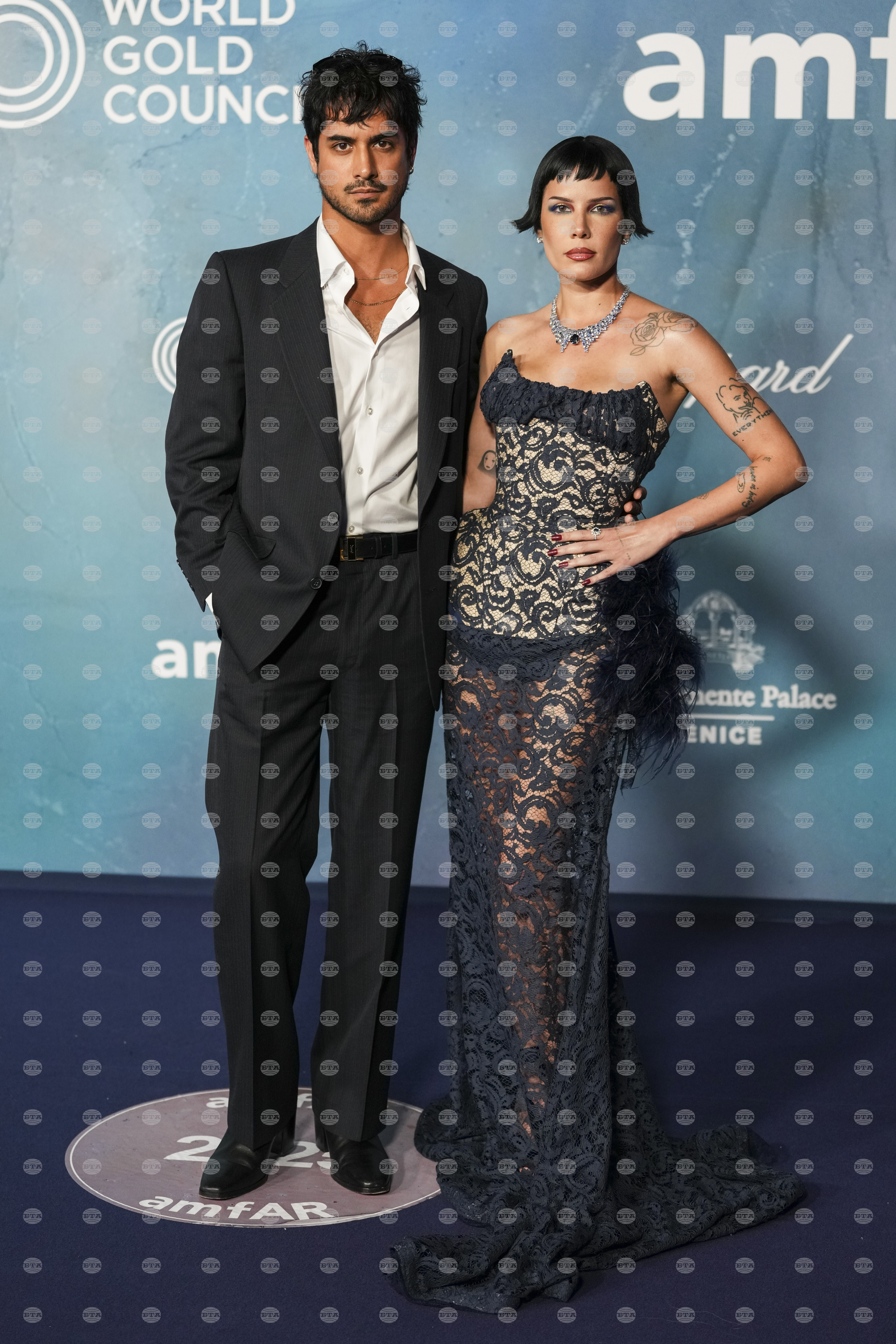 Italy Venice Film Festival amfAR Arrivals