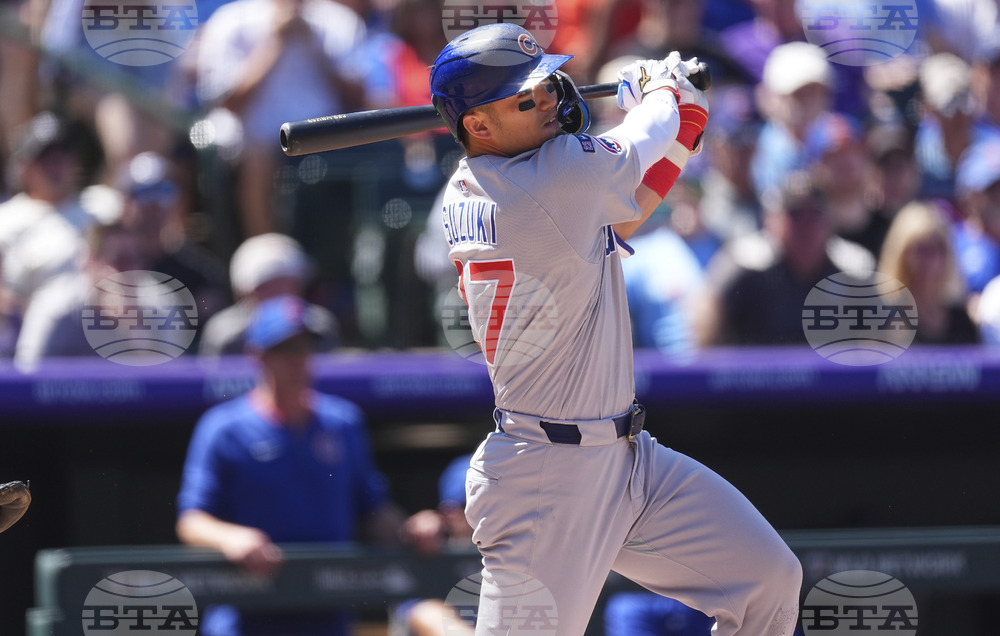 Cubs Rockies Baseball