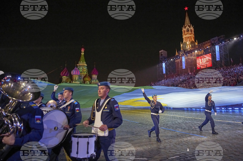 Russia Spasskaya Tower Military Festival