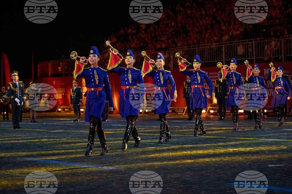 APTOPIX Russia Spasskaya Tower Military Festival