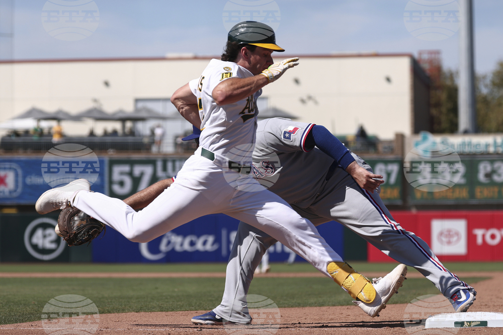 Rangers Athletics Baseball