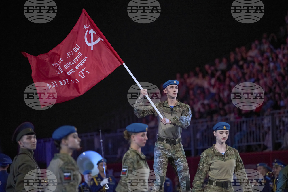 Russia Spasskaya Tower Military Festival