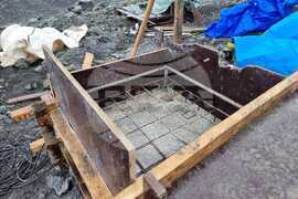 Ден 60 - Антарктика - Напредва изграждането на фундаментите на новия лабораторен блок