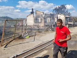 Белослав - пожар