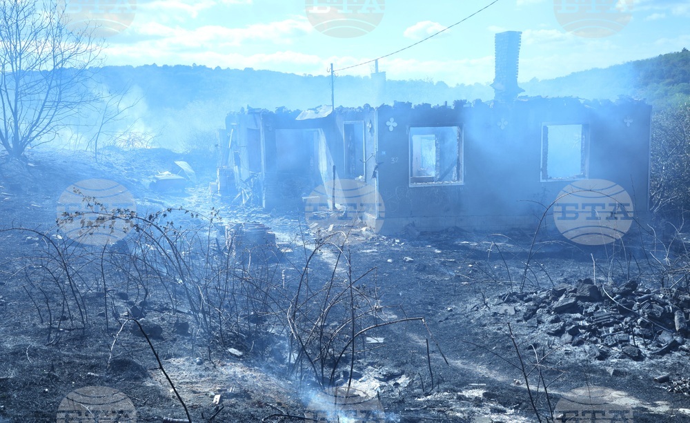 Белослав - пожар