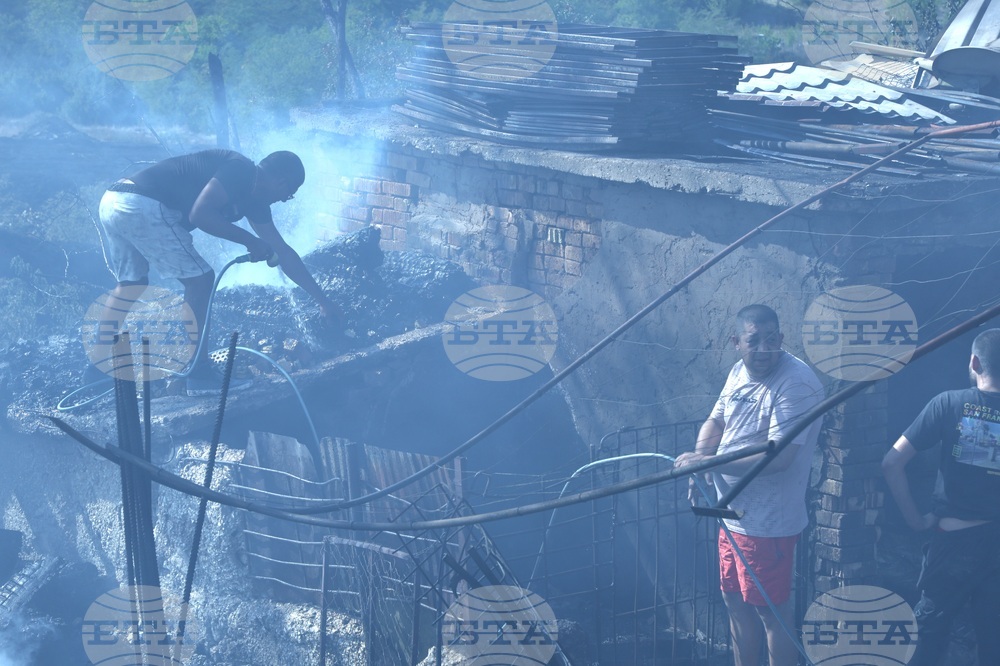 Белослав - пожар