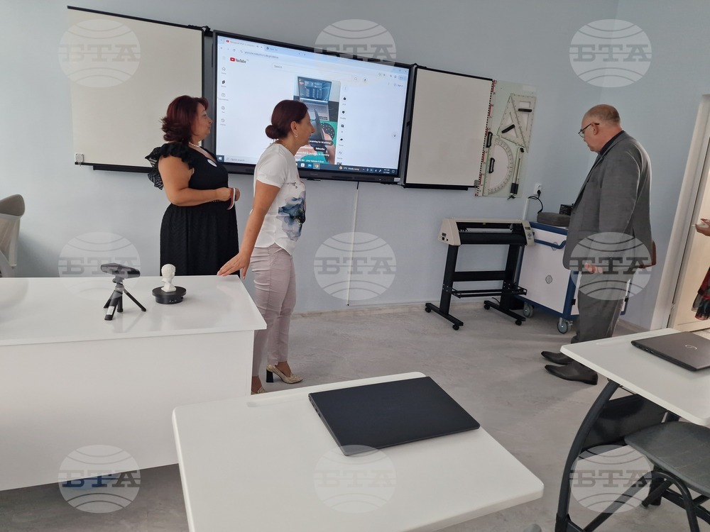 Търговище - Спортно училище „Никола Симов“ - STEM-център - откриване