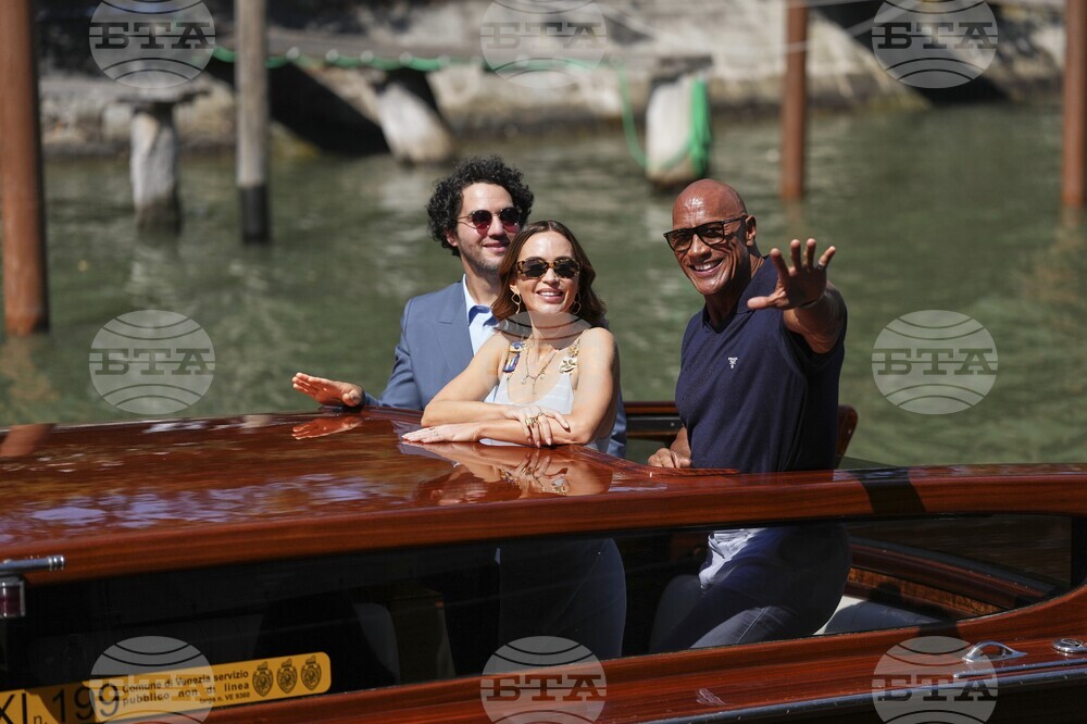 APTOPIX Italy Venice Film Festival The Smashing Machine Arrivals