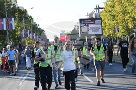 Сърбия - студенти и средношколци - протестна разходка