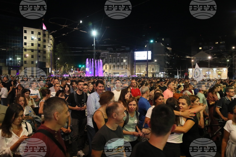 Сърбия - студенти и средношколци - протестна разходка