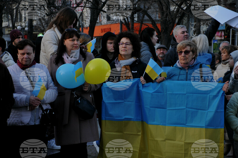 Бургас - украинци - митинг