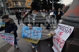 Бургас - украинци - митинг