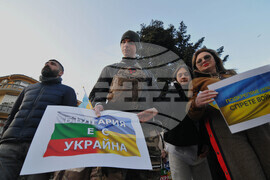 Бургас - украинци - митинг