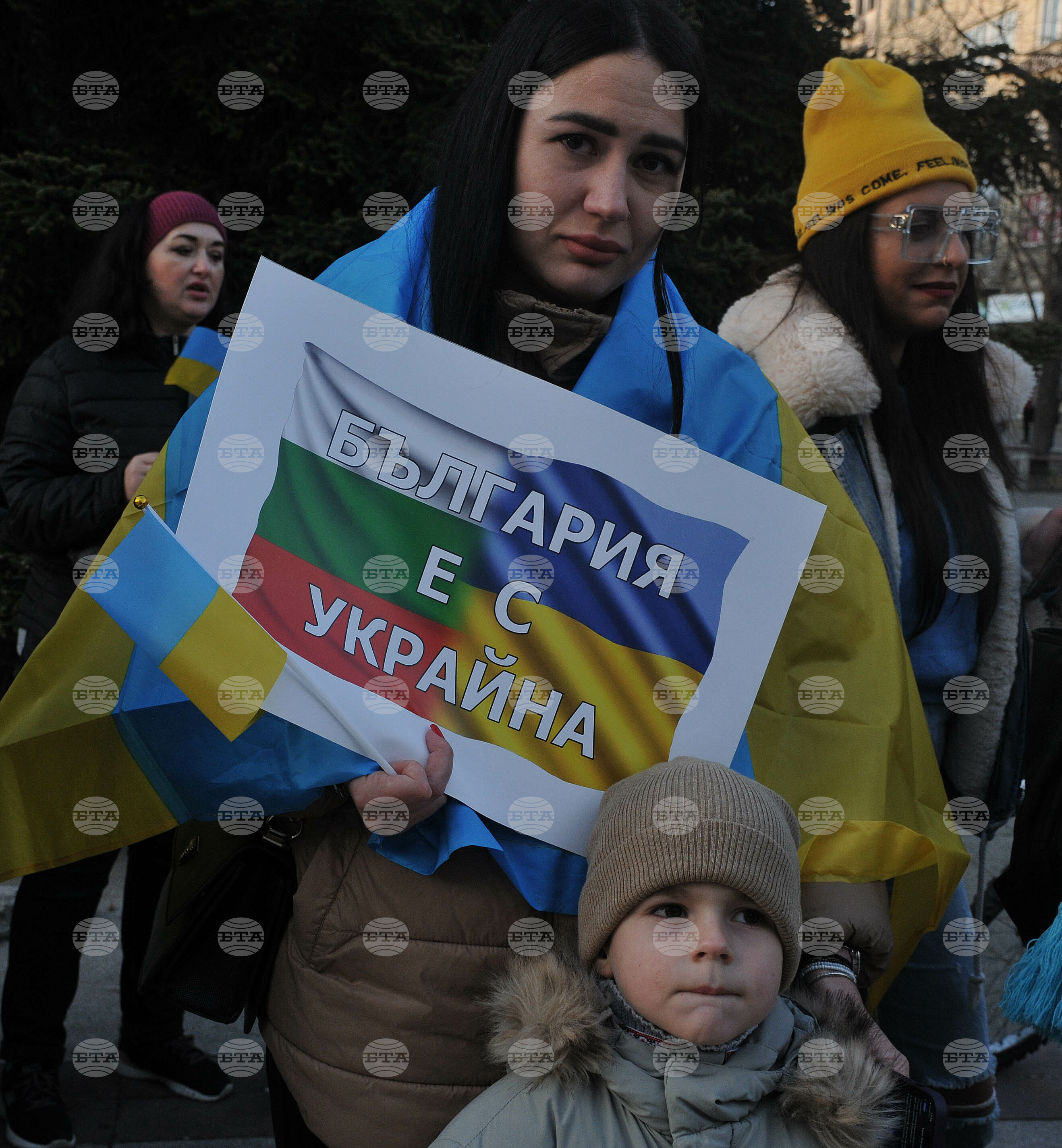 Бургас - украинци - митинг