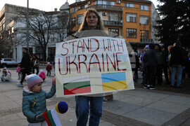 Бургас - украинци - митинг