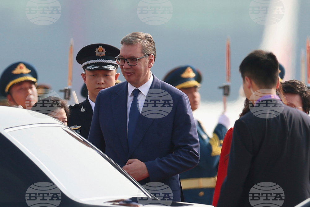 Сръбският президент Александър Вучич пристигна в Пекин