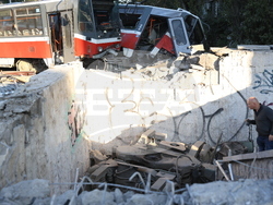 Румънско посолство - дерайлирал трамвай