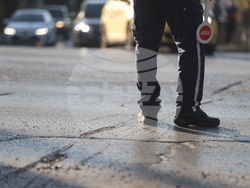 Румънско посолство - дерайлирал трамвай