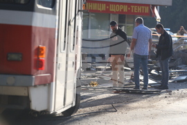 Румънско посолство - дерайлирал трамвай