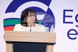 Бургас - Национална информационна кампания за въвеждането на еврото в България - брифинг - Теменужка Петкова
