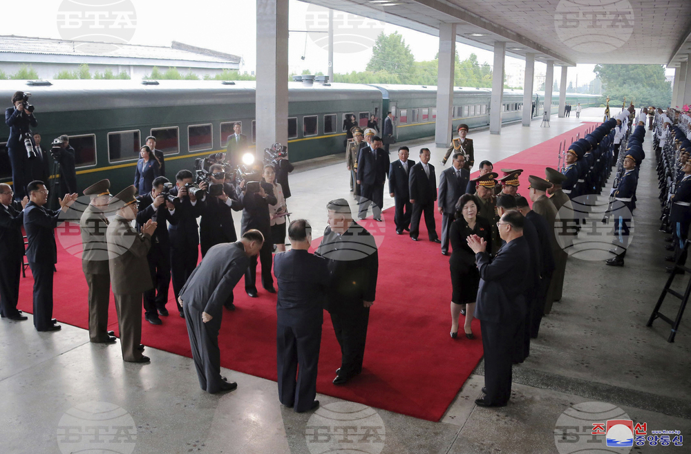 North Korea China Kim's Train