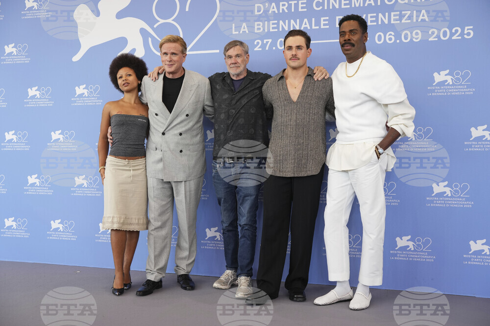 Italy Venice Film Festival Dead Man's Wire Photo Call