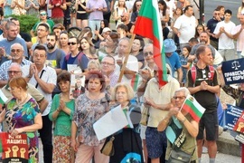 Варна - протест в подкрепа на Благомир Коцев