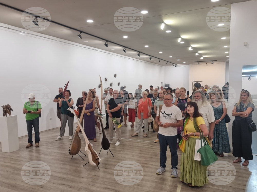 Творби от метал, дърво и камък са представени в изложбата „Резонанси“ в Плевен