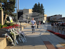 Панагюрище - площад „20 април“ - 140 години от Съединението на България