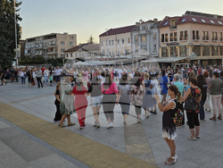 Панагюрище - площад „20 април“ - 140 години от Съединението на България