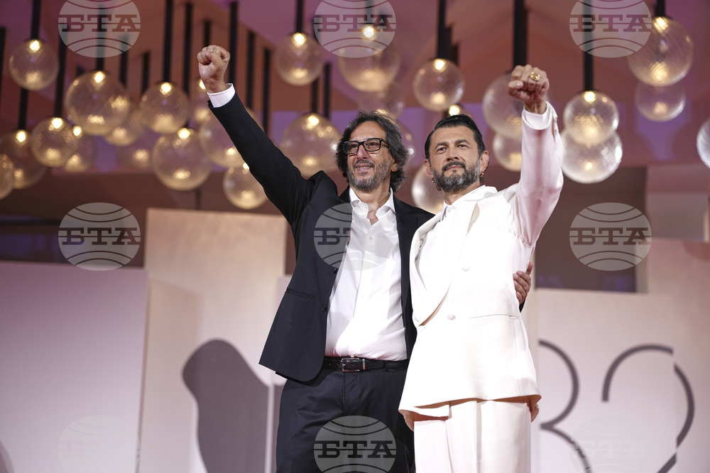 Italy Venice Film Festival Dead Man's Wire Red Carpet