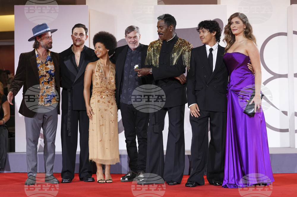 Italy Venice Film Festival Dead Man's Wire Red Carpet