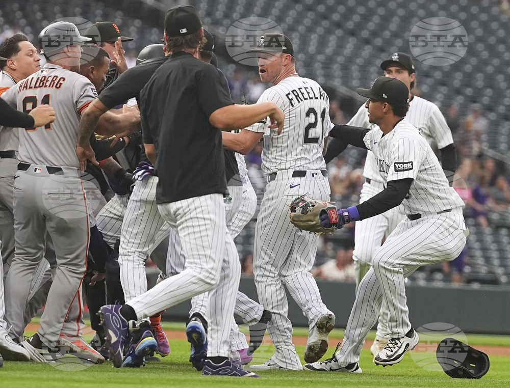 Giants Rockies Baseball